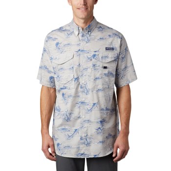 Columbia Muške Košulje - PFG Super Bonehead Classic Short Sleeve Plave | FUGL-04127